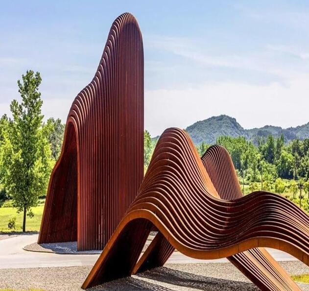 苍南锈钢板造型